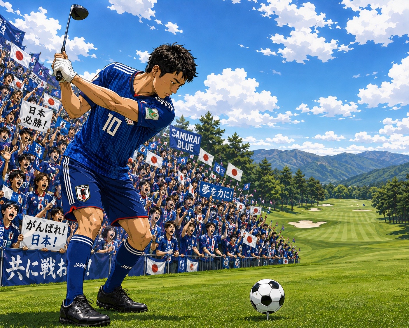 ゴルフをサッカーに例えると